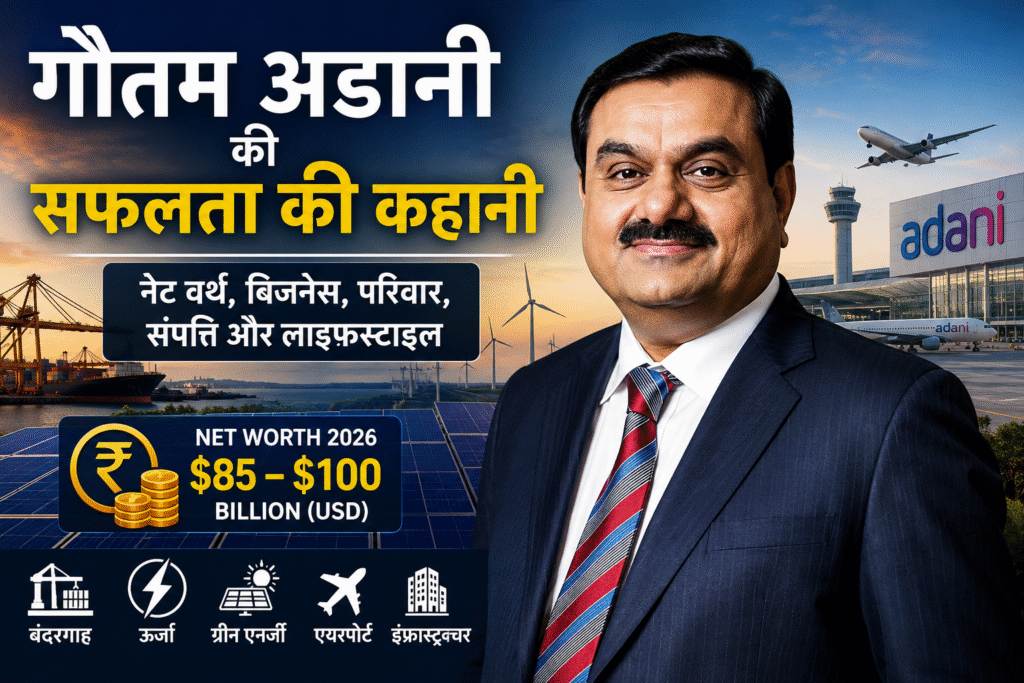 Gautam Adani Net Worth 2026