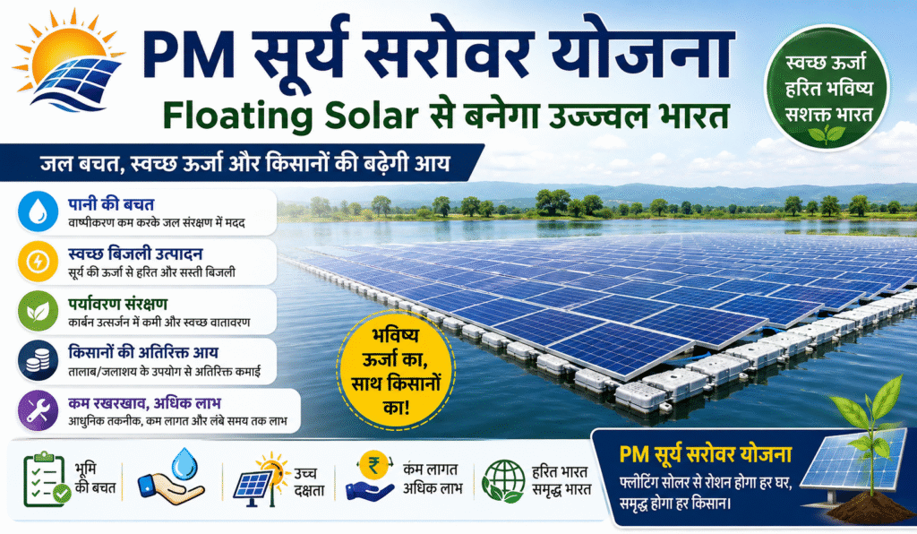 PM Surya Sarovar Yojana Floating Solar 2026